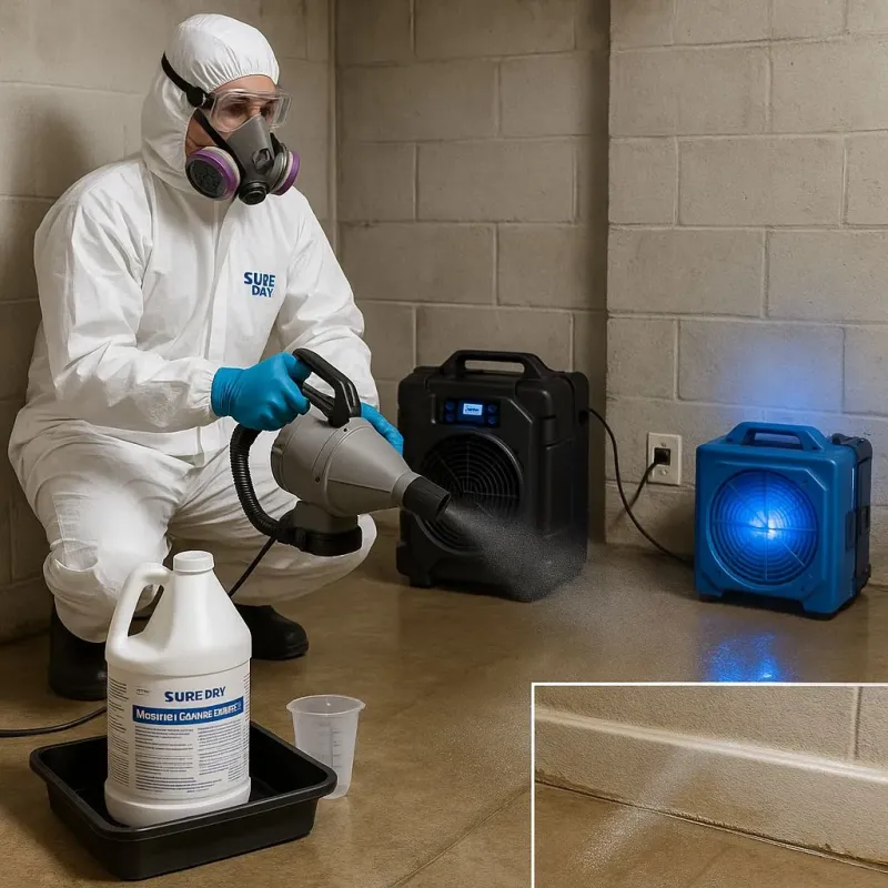 Sanitization and Odor Removal process in Valley Falls, SC
