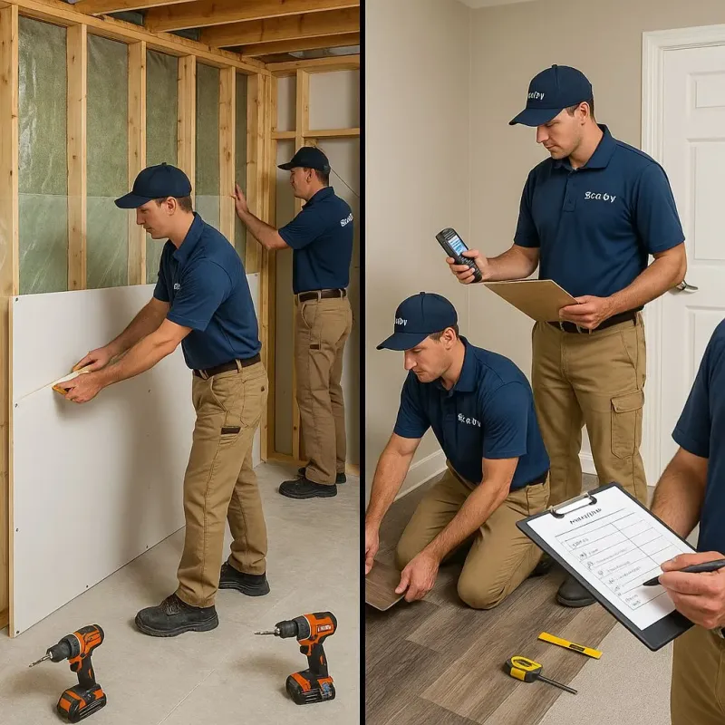 Repairs and Reconstruction process in Valley Falls, SC