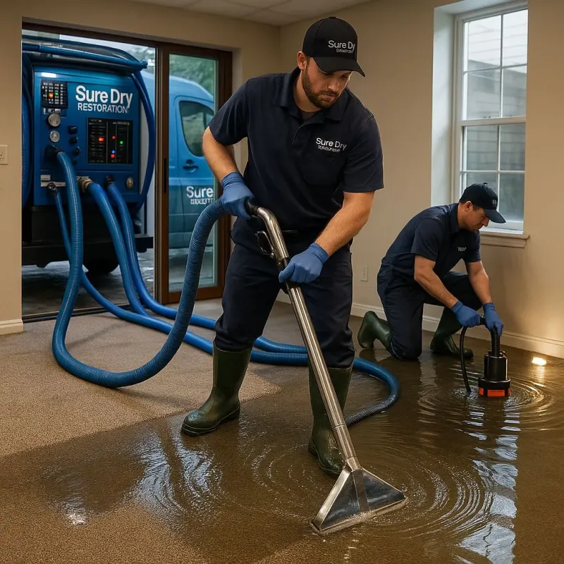 Water Extraction and Removal process in Valley Falls, SC